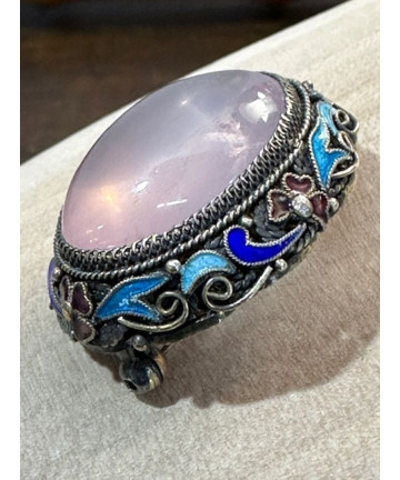 Spilla in argento, con...