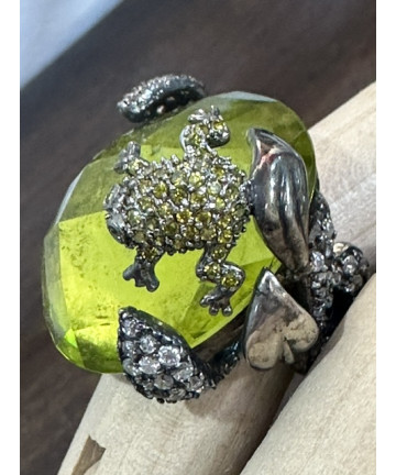 Anello in argento con...