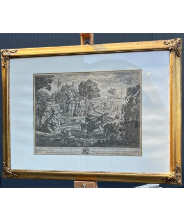 Quadro Incisione “la Caccia...
