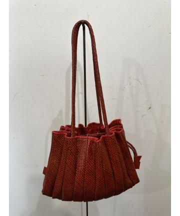Borsa secchiello in pelle...