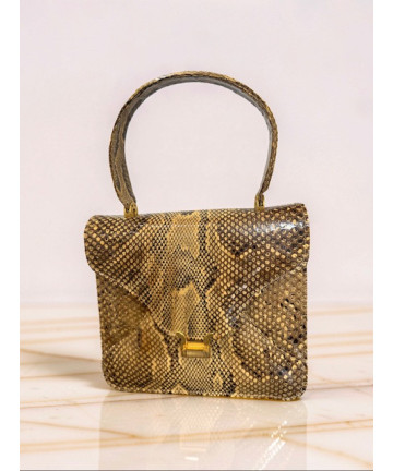 borsa a mano in rettile roccia