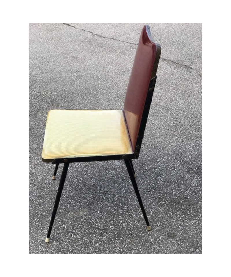 salottino anni 50 tavolino e coppia di sedie