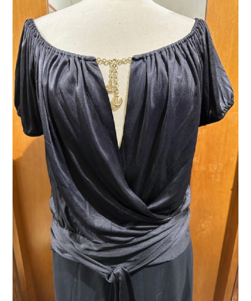 Blusa, camicetta nera Gucci