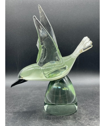 Gabbiano in vetro di Murano