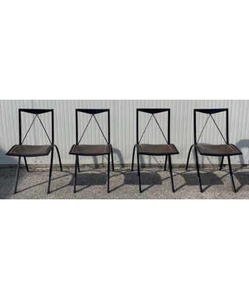 gruppo di 4 sedie pieghevoli design Cattelan Italia