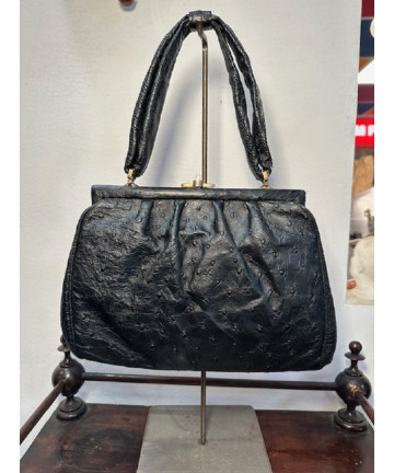 Borsa in pelle di struzzo...