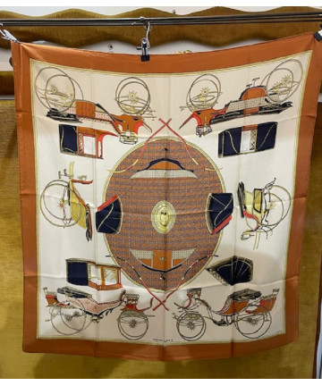 Foulard Hermes Les voitures...