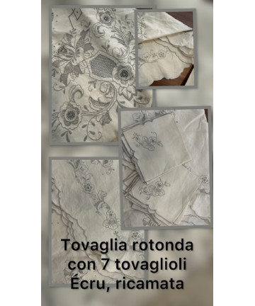 Tovaglia rotonda + 7...