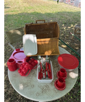 set pic nic vintage in...