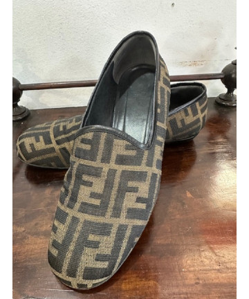 Mocassino Fendi tessuto...