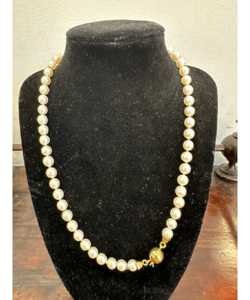 collana di perle coltivate...