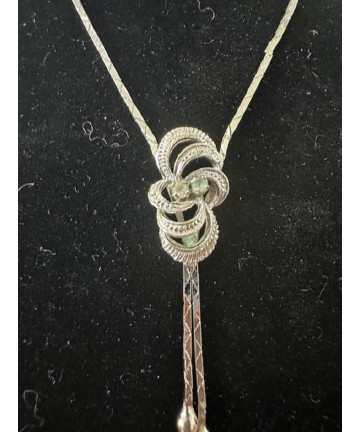 collana argento anni 70 con...