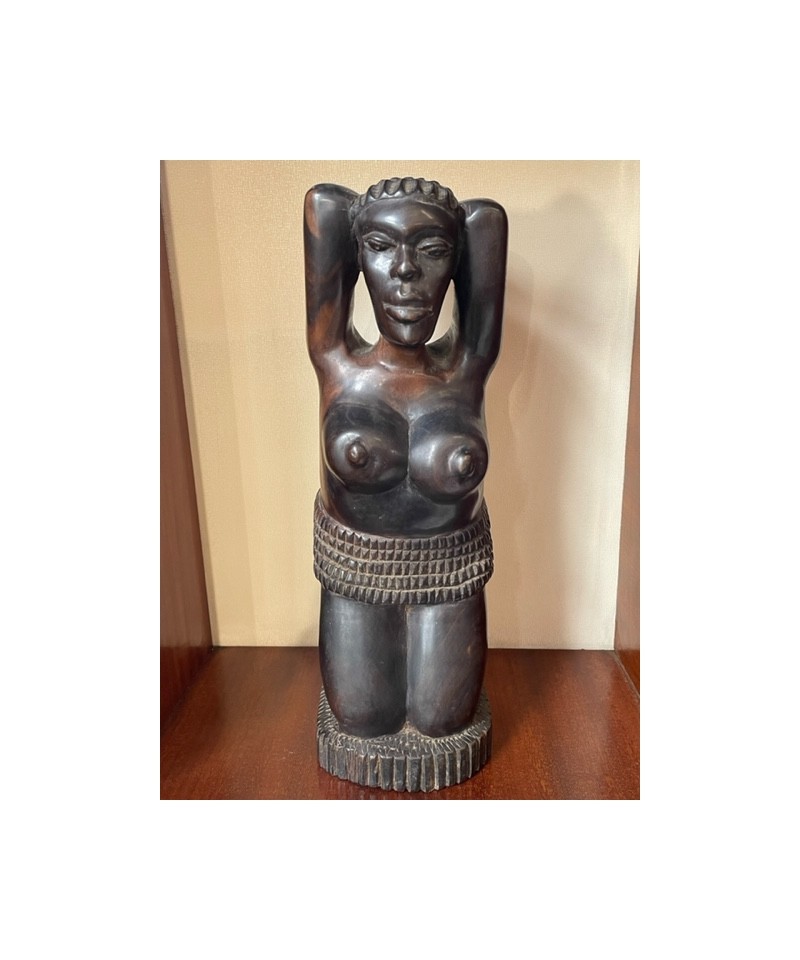 scultura lignea Makonde, figura femminile