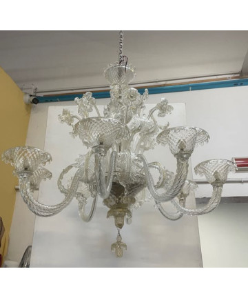 Lampadario Murano 8 luci...