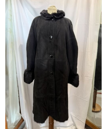 Cappotto lungo in montone...
