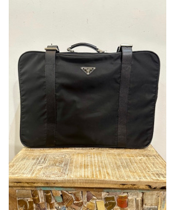 Valigia a mano nera Prada