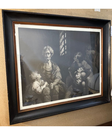 Quadro mezzatinta Conte...